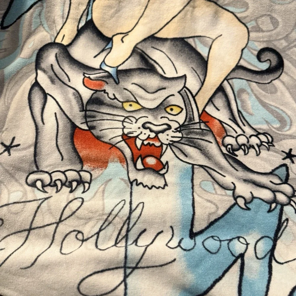 Ed Hardy Pin Up Girl Beach Towel 40